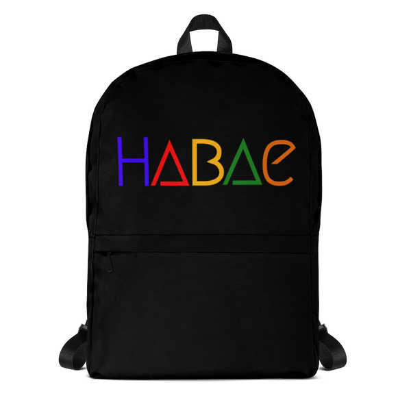 HABAE Backpack (Multi-Color font)