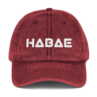 HABAE Vintage Cotton Twill Cap