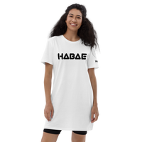 HABAE Organic cotton t-shirt dress (Chubby Font)