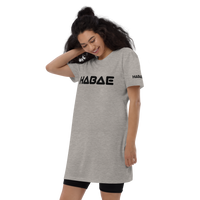 HABAE Organic cotton t-shirt dress (Chubby Font)