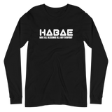 HABAE Black Unisex Long Sleeve Tee