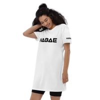 HABAE Organic cotton t-shirt dress (Chubby Font)