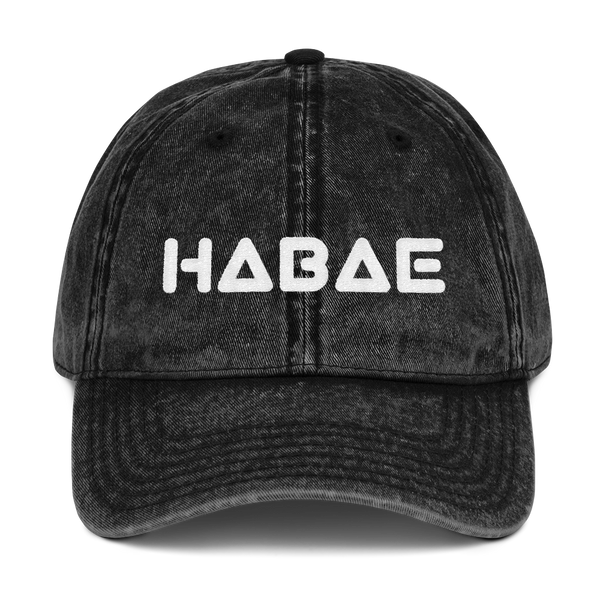 HABAE Vintage Cotton Twill Cap