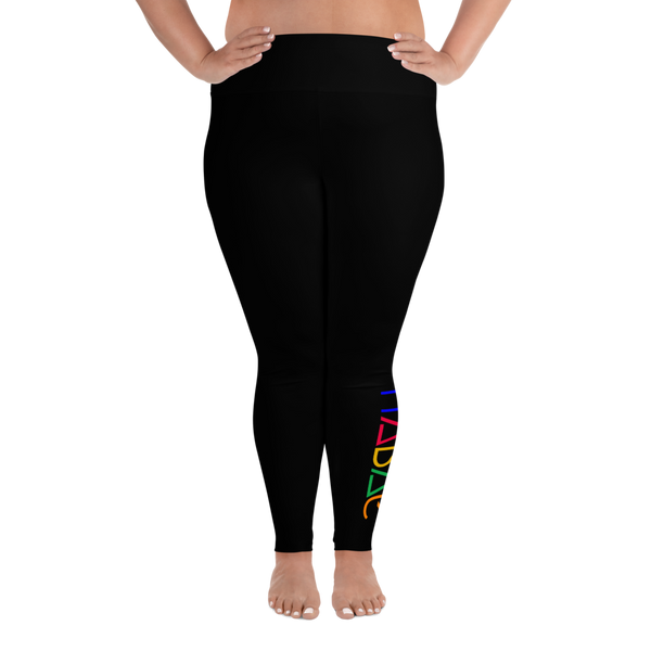 HABAE All-Over Print Plus Size Leggings