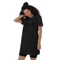 HABAE Organic cotton t-shirt dress (Chubby Font)