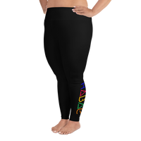 HABAE All-Over Print Plus Size Leggings