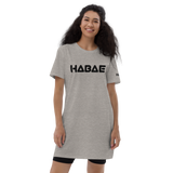 HABAE Organic cotton t-shirt dress (Chubby Font)