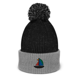 HABAE Logo Pom-Pom Beanie