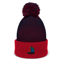 HABAE Logo Pom-Pom Beanie