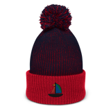 HABAE Logo Pom-Pom Beanie