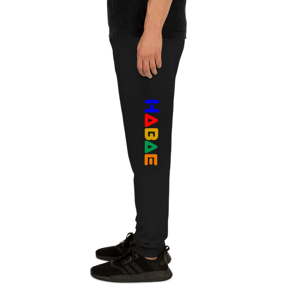 HABAE Unisex Joggers (Multi-color font)